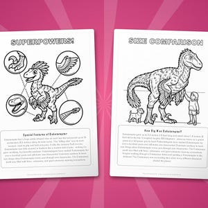 Dakotaraptor Dinosaur Activity Bundle | Coloring Pages, Worksheets, Facts (PDF) image 8
