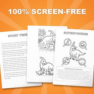 Tsintaosaurus Dinosaur Activity Bundle | Coloring Pages, Worksheets, Facts (PDF) image 3