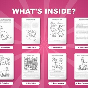 Olorotitan Dinosaur Activity Bundle | Coloring Pages, Worksheets, Facts (PDF Download) image 2