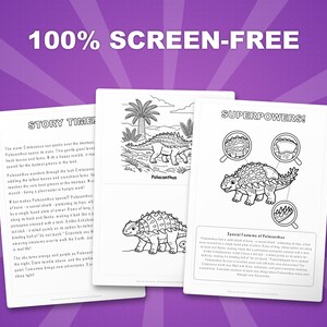 Polacanthus Dinosaur Activity Bundle | Coloring Pages, Worksheets, Facts (PDF Download) image 3