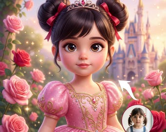 Custom Royal Portrait | 3D Animated Fairytale (Digital File)