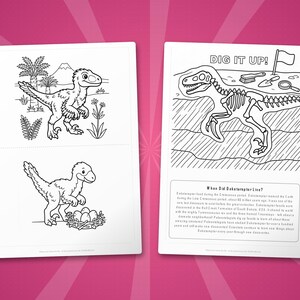 Dakotaraptor Dinosaur Activity Bundle | Coloring Pages, Worksheets, Facts (PDF) image 7