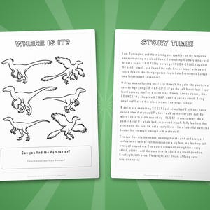 Pyroraptor Dinosaur Activity Bundle | Coloring Pages, Worksheets, Facts (PDF Download) image 6