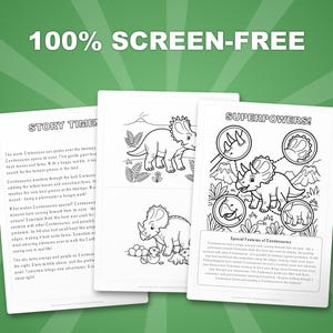 Centrosaurus Dinosaur Activity Bundle | Coloring Pages, Worksheets, Facts (PDF Download) image 3