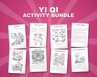 イー・チー恐竜アクティビティセット｜ぬりえ、ワークシート、豆知識（PDFダウンロード）