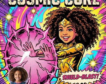 Custom Comic Book Superhero Portrait | Personalized Pop Art (Digital)