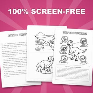 Dryosaurus Dinosaurier Aktivität Bündel | Vorschule Homeschool Lernen (PDF Download) Bild 3
