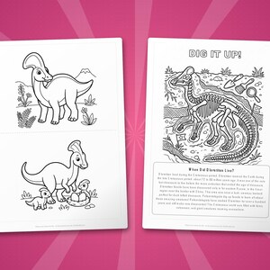 Olorotitan Dinosaur Activity Bundle | Coloring Pages, Worksheets, Facts (PDF Download) image 7