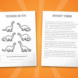 Camarasaurus Dinosaur Activity Bundle | Coloring Pages, Worksheets, Facts (PDF Download) image 6