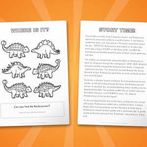Nodosaurus Dinosaur Activity Bundle | Coloring Pages, Worksheets, Facts (PDF) image 6