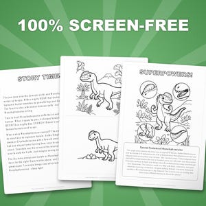 Monolophosaurus Dinosaur Activity Bundle | Coloring Pages, Worksheets, Facts (PDF) image 3