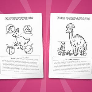 Olorotitan Dinosaur Activity Bundle | Coloring Pages, Worksheets, Facts (PDF Download) image 8