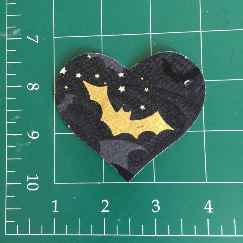 Halloween Bat Heart Shaped PastiesNipple Covers