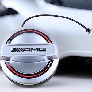 AMG Fuel Filler Cap for Mercedes-Benz Models | Sleek Metallic Finish Upgrade