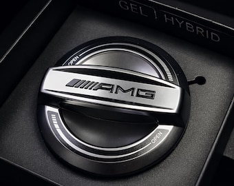 AMG Fuel Tank Cap Cover, Luxury Metal Gas Cap Lid, Mercedes Style Fuel Filler Cover, Car Exterior Upgrade Accessory, Automotive Gift for Him