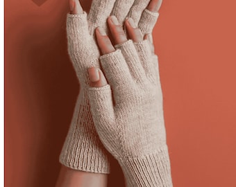 Crochet Fingerless Gloves Pattern PDF