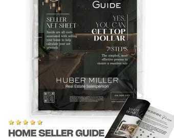 Mall för säljguide för fastighetsmäklare | Omärkt Canva-guide