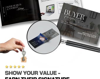 Mall för köparpresentation för mäklare | Canva fastighetspresentation
