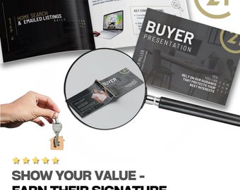 Mall för köparpresentation för fastighetsmäklare | Century 21 Canva fastighetspresentation