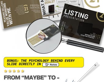 Mall för presentation av objekt för mäklare | Century 21 Canva-presentation