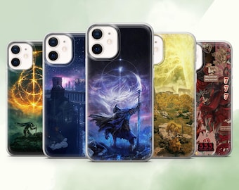 Elden Rings Phone Case Video Game Cover for iPhone 17 Air, 17, 16, 15, 14, 13, 12, Samsung S25, S24, S23, A16, A56, Pixel 10Pro, 9A, 8, 7