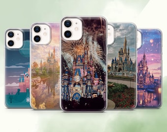 Magic Kingdom Phone Case Disneyworld Park Cover for iPhone 17 Air, 17, 16, 15, 14, 13, 12, Samsung S25, S24, S23, A16, A56, Pixel 10Pro, 9A