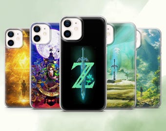 Funda de teléfono de Legend of Zelda para iPhone 17, 17Pro, 16, 16Pro, 15, 14, 13, 12, Samsung S25, S24, S23, A16, A56, Pixel 10, 10Pro, 9A
