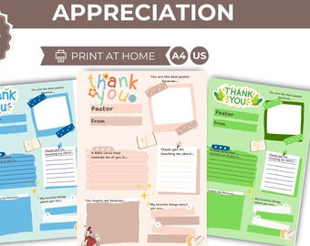 Pastor Appreciation Worksheets for Kids | Printable Bible Verse Activity (Digital Download)