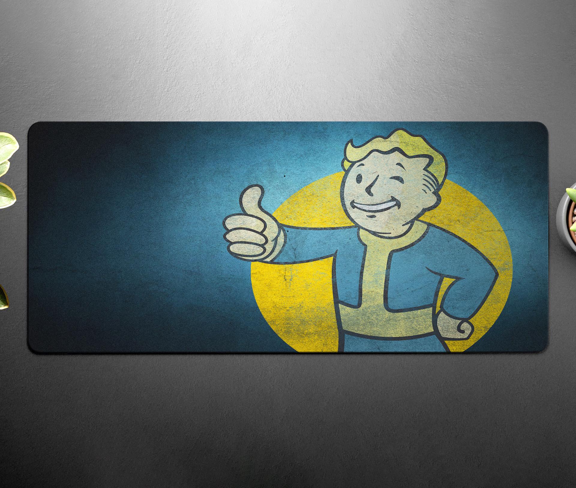 Vault Fallout Mat Fallout Desk Mat Gaming Mouse Pad, Pip-boy Fallout Desk Pad, Vault-tec ...