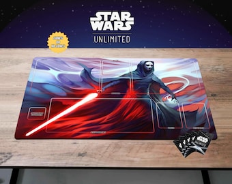 ダース・ニヒラス プレイマット スター・ウォーズ TCG ゲームマット スター・ウォーズ シス・ロード アンリミテッド ゲーミングマット 3mm厚 SWU マウスパッド ギフト ナイツ・オブ・オールド・リパブリック