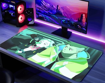 Cyberpunk Edgerunners Desk Mat Anime Mouse Pad, Edgerunners Mouse Pad PC Gaming Desk Pad, Lucyna Keyboard Mat , Cyberpunk Playmat  Mousepad