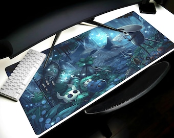 Hollow Knight-muismat gaming-bureaumat, Silksong pc-gaming-bureaumat, videogame-toetsenbordmat cadeau, holle ridder-muismat