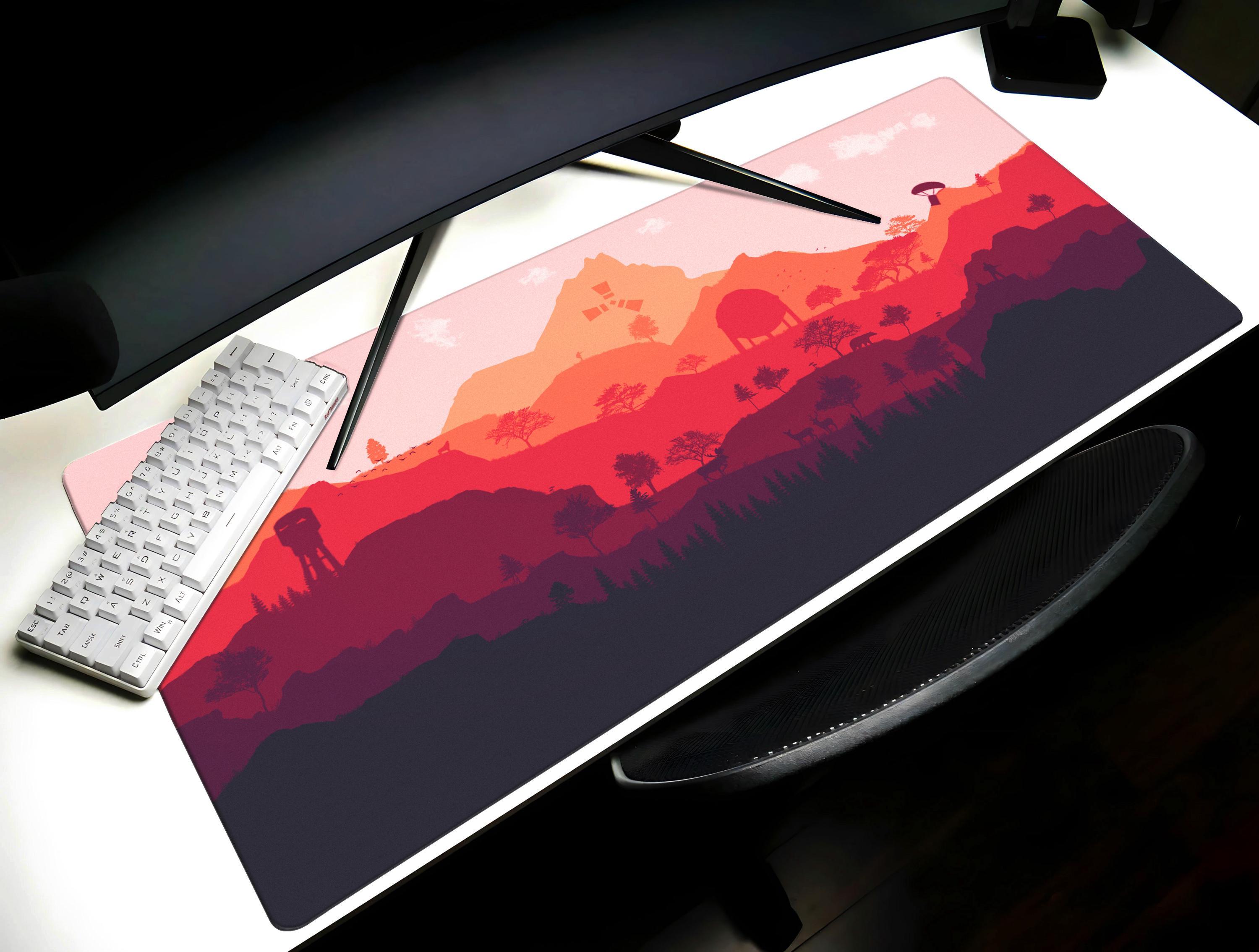 Rust Mouse Pad XL Custom PC Desk Mat, Rust Landscape Gaming Mat, Rust ...