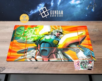 Tapete de juego SHINING Gundam TCG para cartas de juego, tapete de escritorio Gundam, GF13-017NJ GCG, alfombrilla para ratón, regalo, tapete de juego de 24 x 14 Gundam Mobile Suit