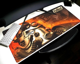 フォールアウト Fallout キーボードマット＆マウスパッド ゲーミングマット Fallout Desk Mat Gaming Mouse Pad, Fallout Desk Pad, Vault-tec PC
