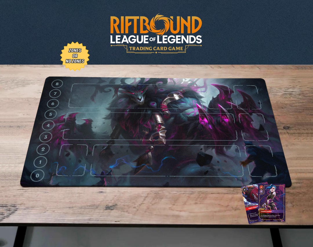Volibear Riftbound Playmat TCG Card Mat, Volibear Furious Rift Bound ...