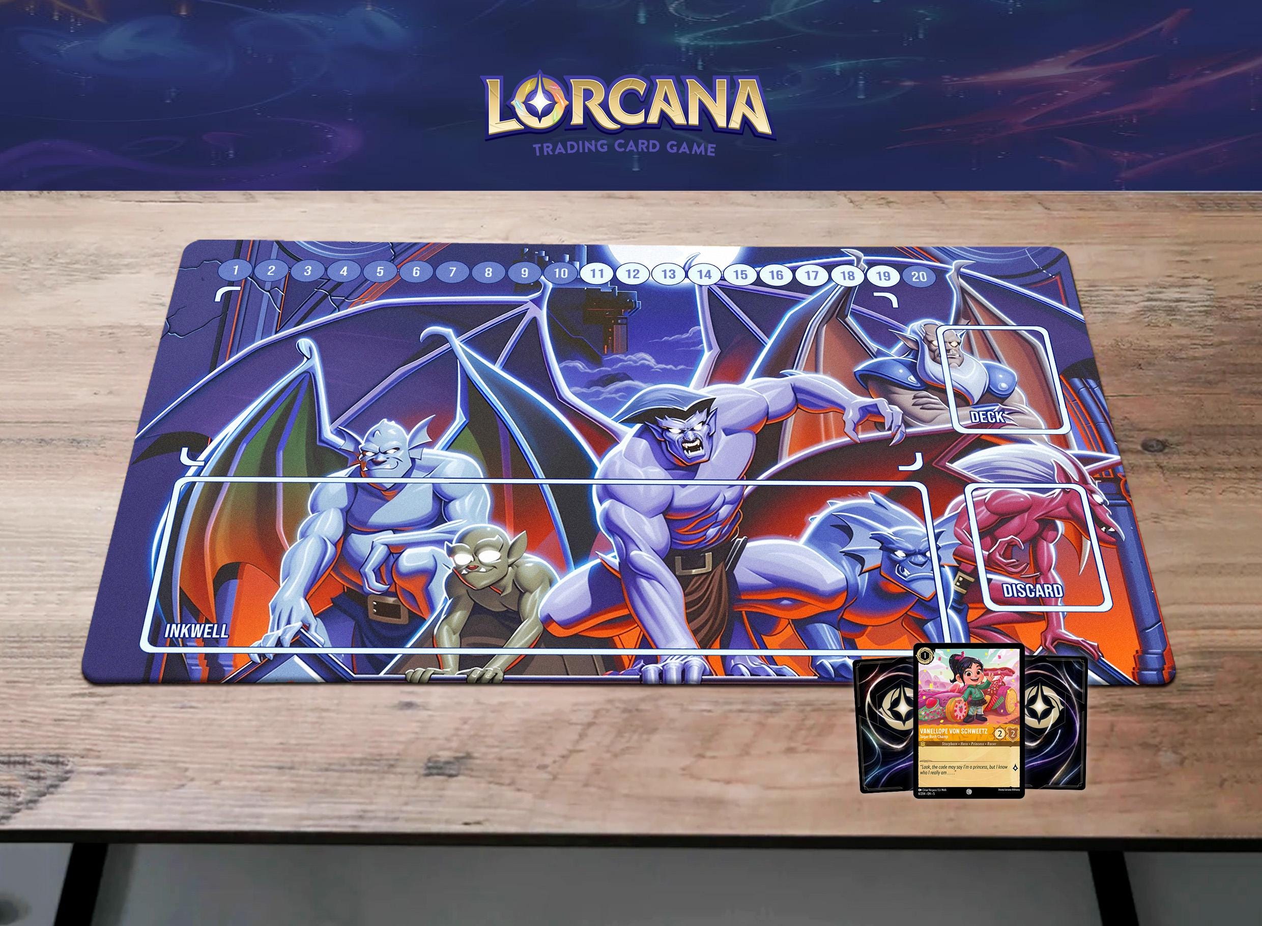 lorcana gargoyles cards Disney Lorcana Trading Card Game Shimmer Skies Trading Cards – Maziply Toys main image 1