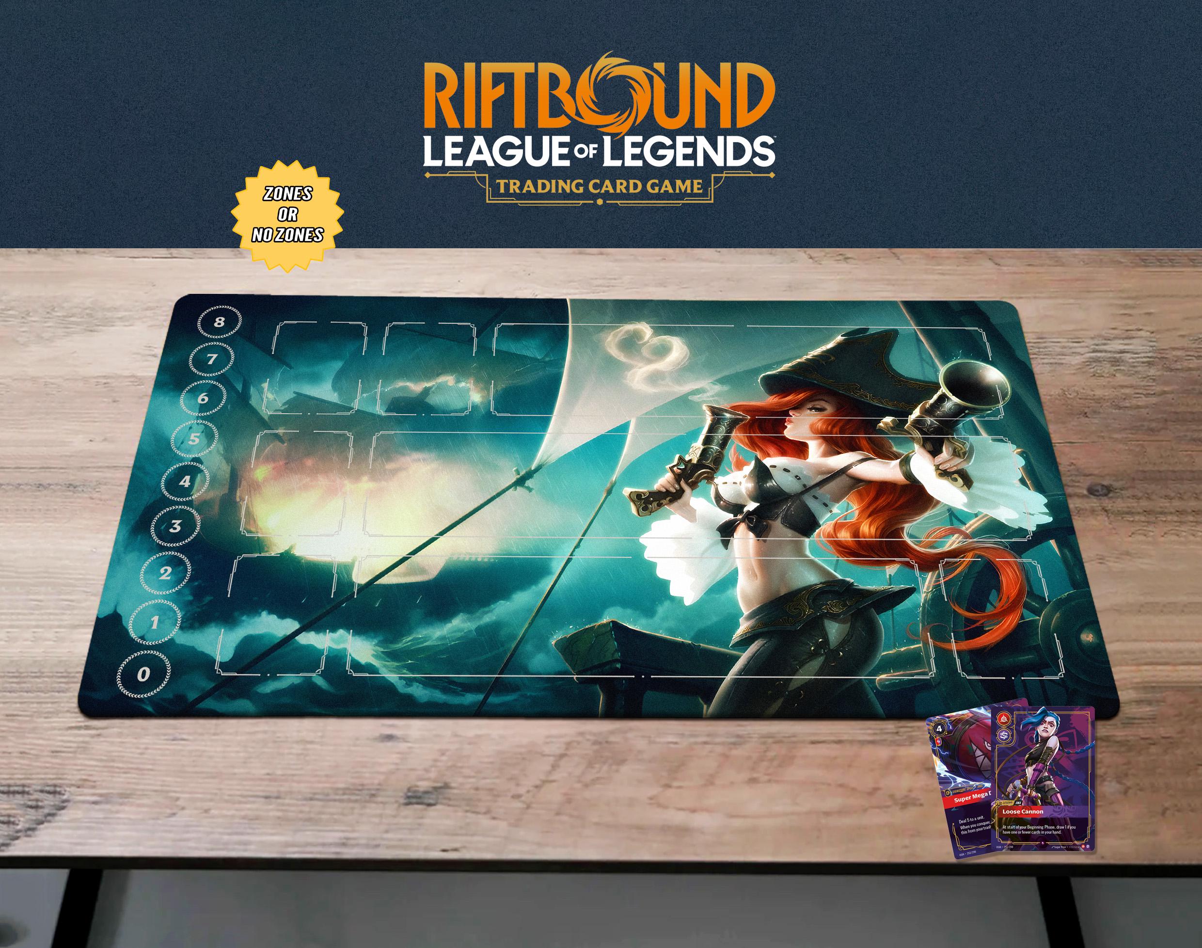Miss Fortune Playmat Riftbound Card Mat, Rift Bound Gamemat Gift, 24x14 ...