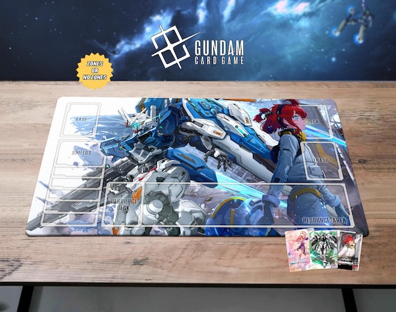 Aerial Playmat Gundam Suletta Witch of Mercury TCG Card Game