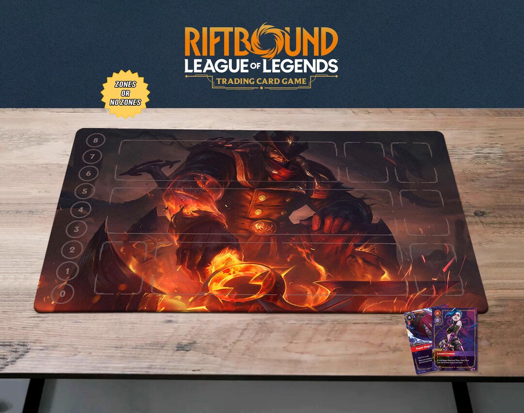 Darius Riftbound Playmat TCG Card Mat, Rift Bound Gamemat, Riftbound ...