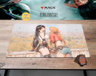 プレイマット FF7 バトル - MTG x FF TCG / 24インチ x 14インチ