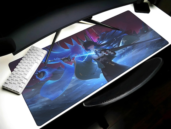 Zenless Zone Zero Desk Mat, ZZZ Gaming Pad, Hoshimi Miyabi Mouse
