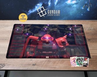 ザク2ガンダムプレイマット - MS-06 シャア・ジオン - TCGガンダム