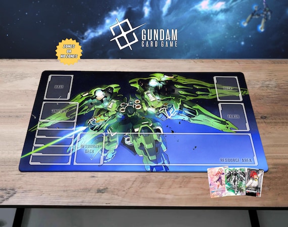 Kshatriya Playmat Gundam TCG Card Game Gundam Deskmat, GCG Gamemat
