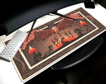 Tappetino da scrivania Malenia, Tappetino per mouse Elden Ring, Tappetino per mouse Blade of Miquella, Tappetino da gioco per scrivania, Tappetino per mouse da gioco Blade of Miquella, Tappetino da gioco Lands Between