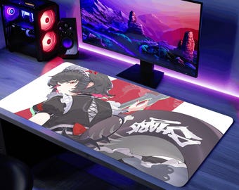 Anime RGB LED Large Mouse Pad, Zenless Zone Zero ZZZ Ellen Joe