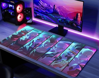 Cyberpunk Edgerunners Desk Mat Anime Mouse Pad, Edgerunners Mouse Pad PC Gaming Desk Pad, Lucyna Keyboard Mat , Cyberpunk Playmat  Mousepad