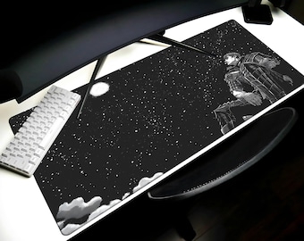 GUTS Desk Mat Anime Mouse Pad, Berserk PC Gaming Desk Pad for Gamers, Berserk Keyboard Mat Gift, Griffith Desk Mat