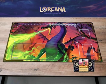 プレイマット ロルカーナ TCG - マレフィセントのドラゴン - 24インチ
