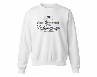 Stolzer Großelternteil des Valedictorian-Sweatshirts, Abschluss-Andenken, Rundhalspullover